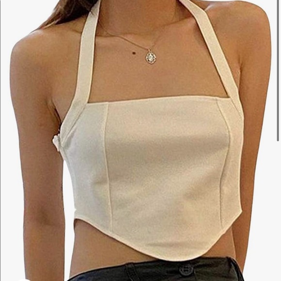 Y2K simple halter top - Picture 2 of 6